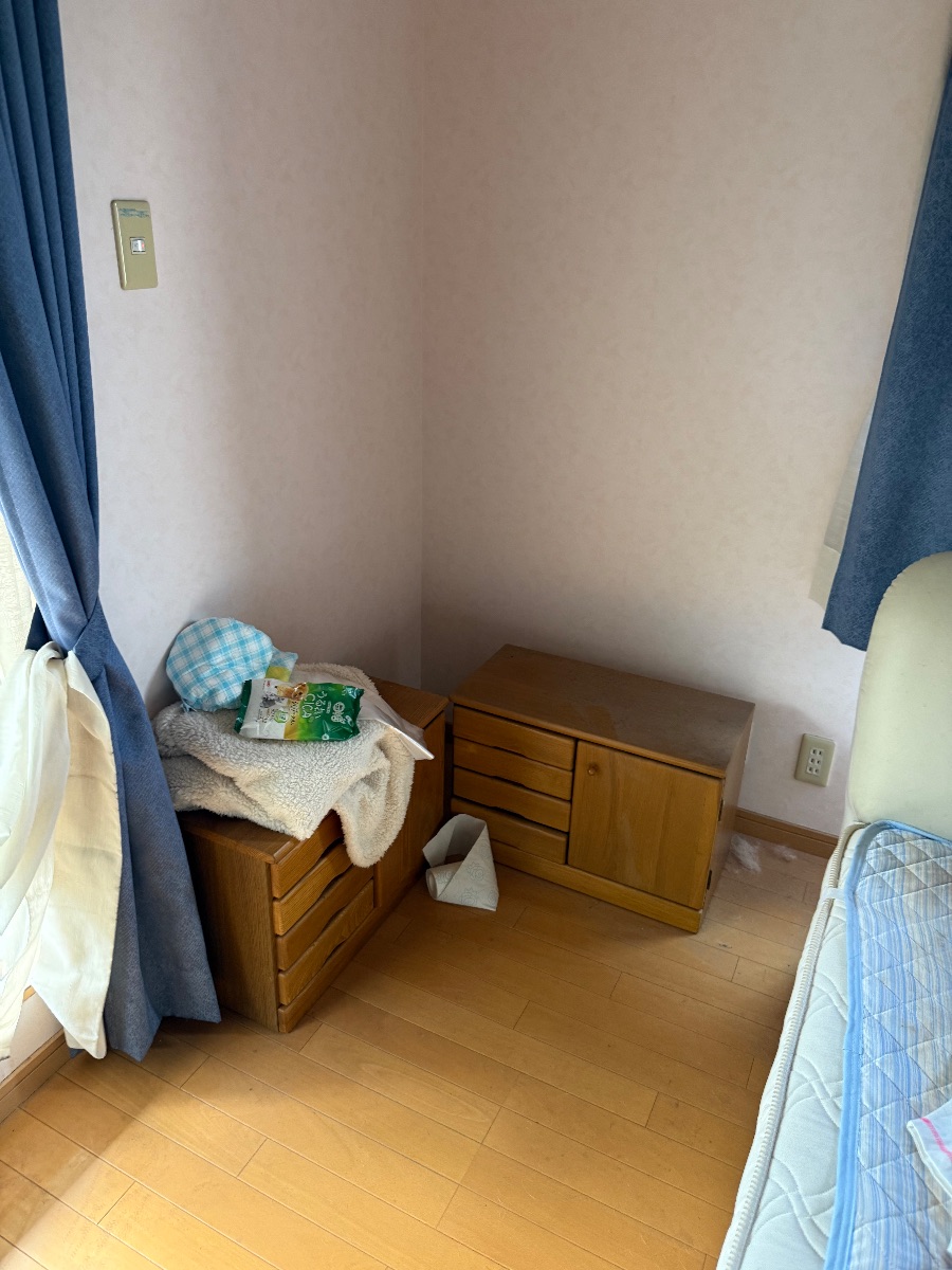 井原市 不用品回収後のスッキリした2階のお部屋